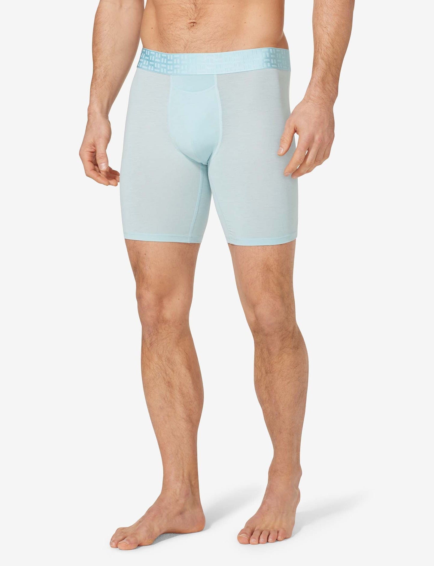 Apollo Boxer Brief 8"::Crystal Blue
