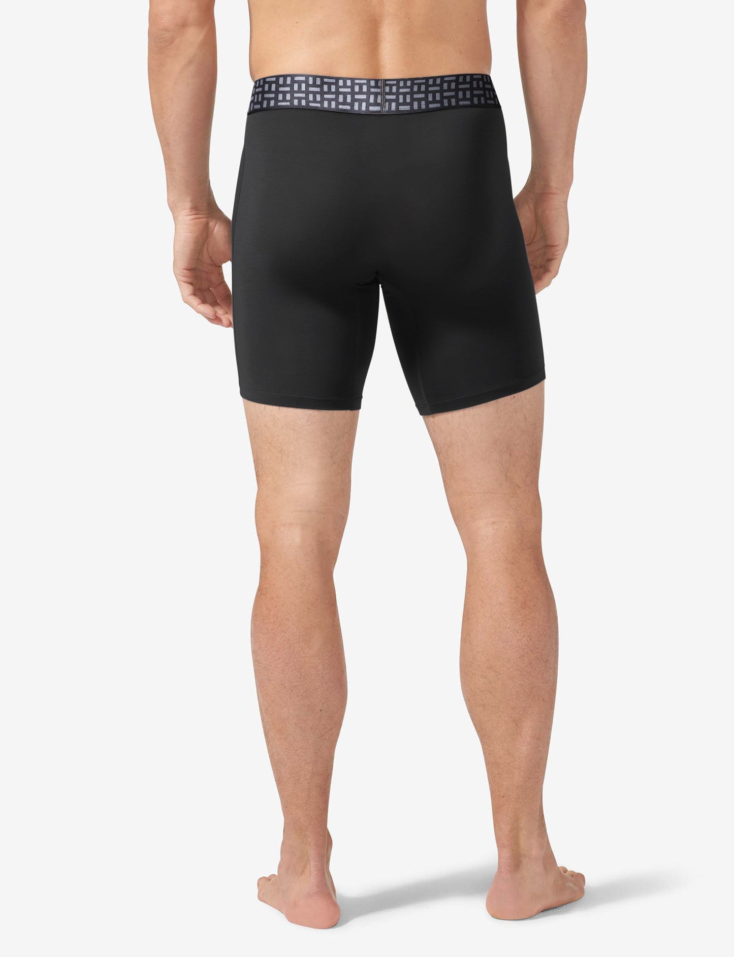 Apollo Boxer Brief 8" (3-Pack)::Black/Navy Blazer/Shade