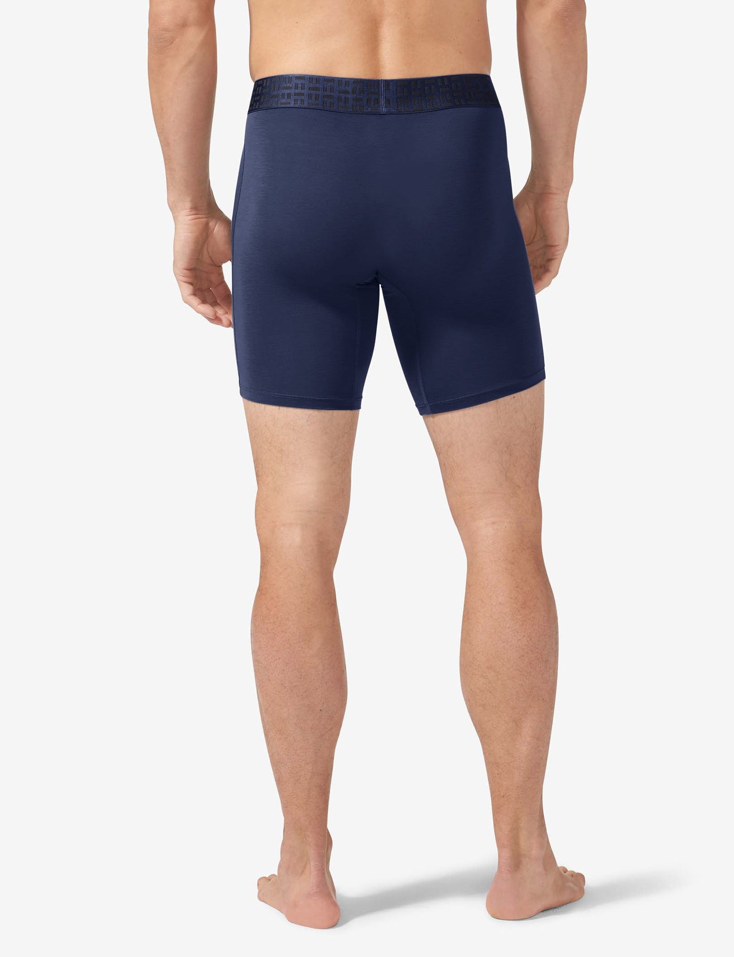 Apollo Boxer Brief 8" (3-Pack)::Black/Navy Blazer