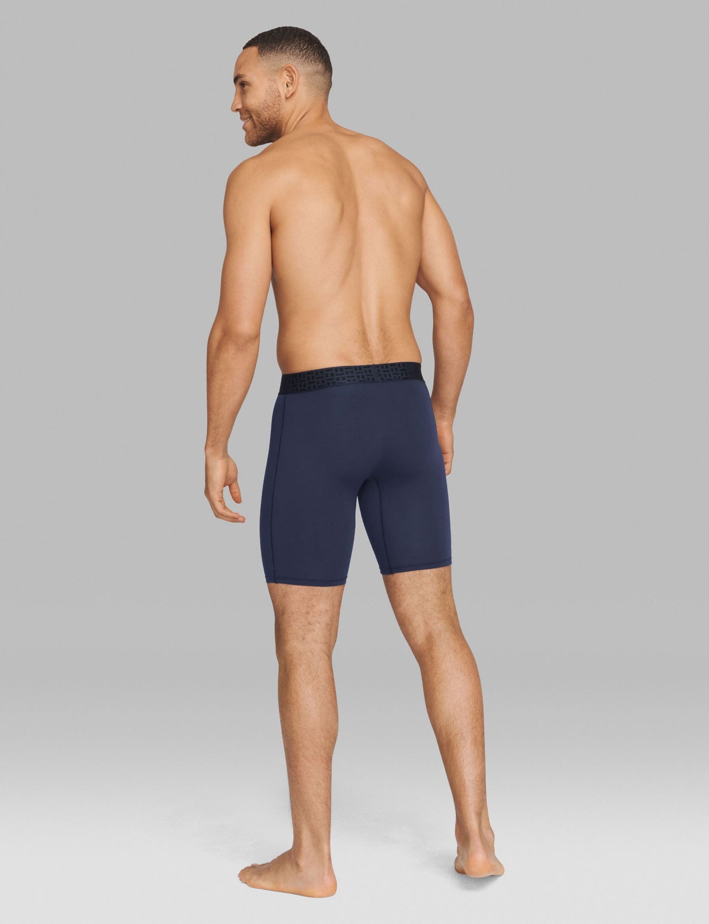 Apollo Boxer Brief 8"::Navy Blazer