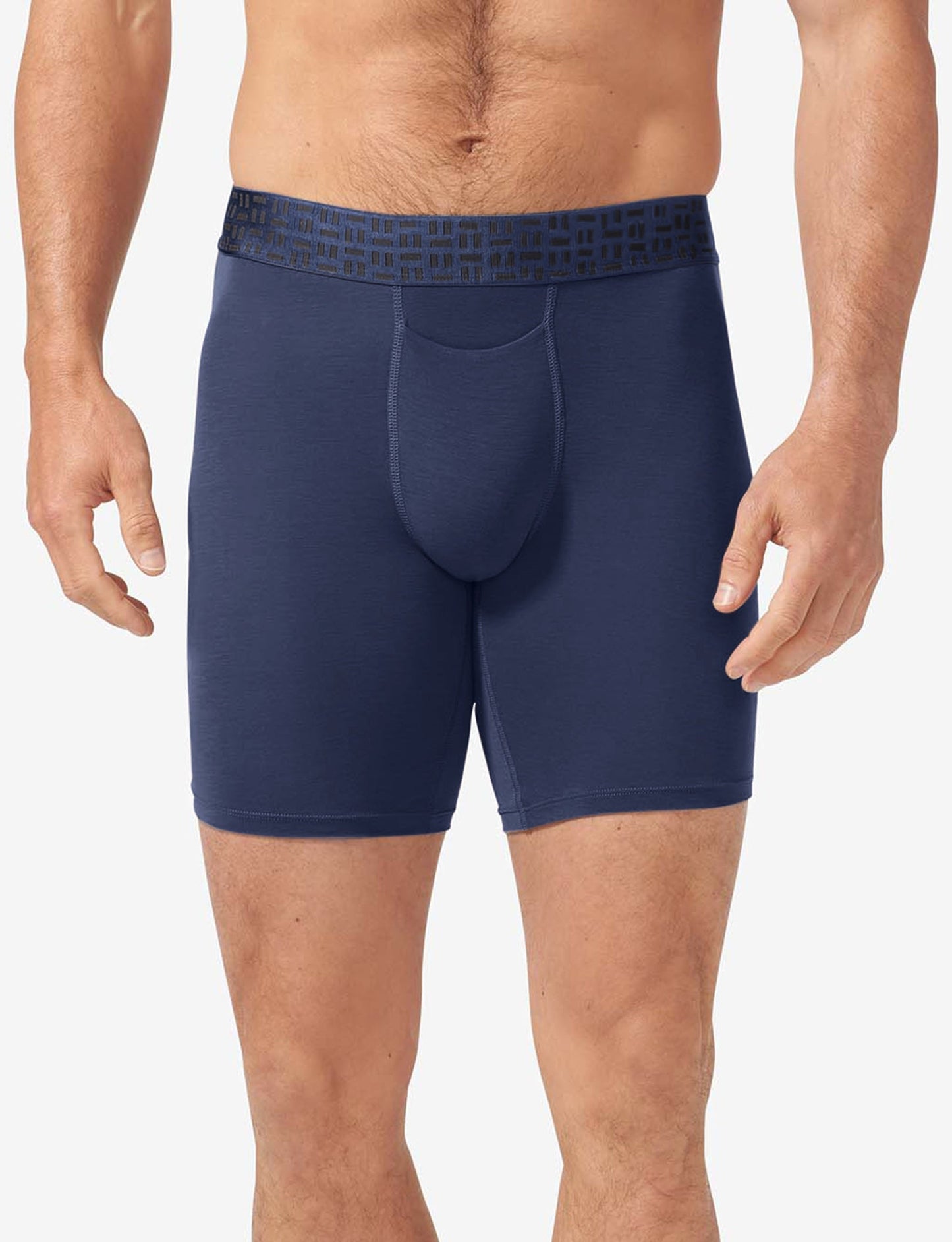 Apollo Boxer Brief 8"::Navy Blazer