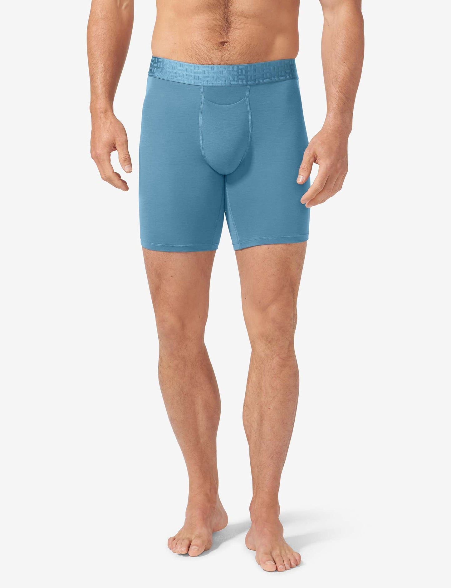 Apollo Boxer Brief 8"::Azure Blue