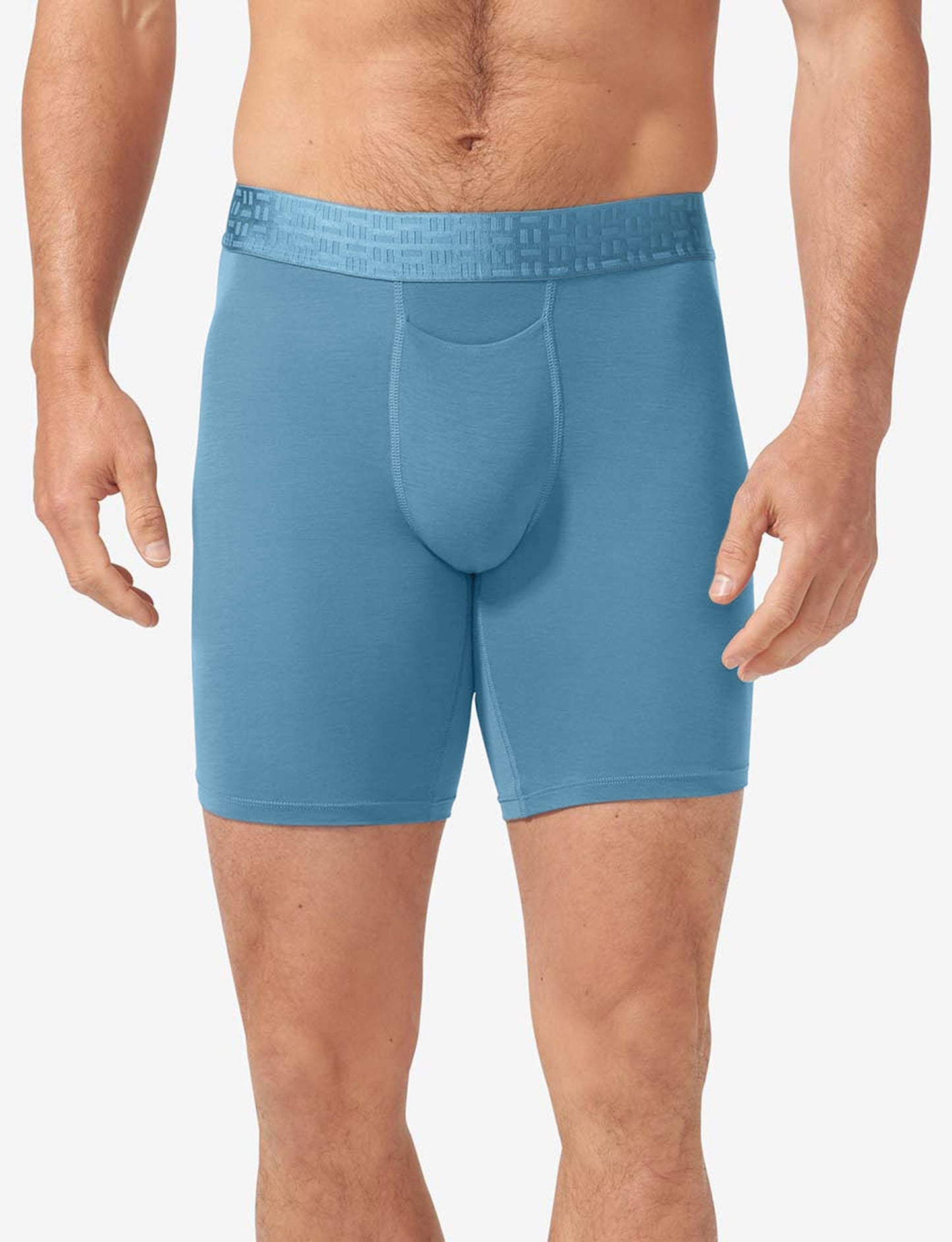 Apollo Boxer Brief 8"::Azure Blue