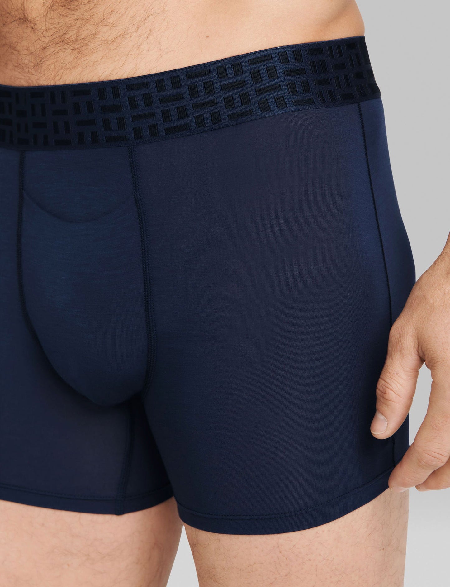 Apollo Trunk 4" (3-Pack)::Black/Navy Blazer