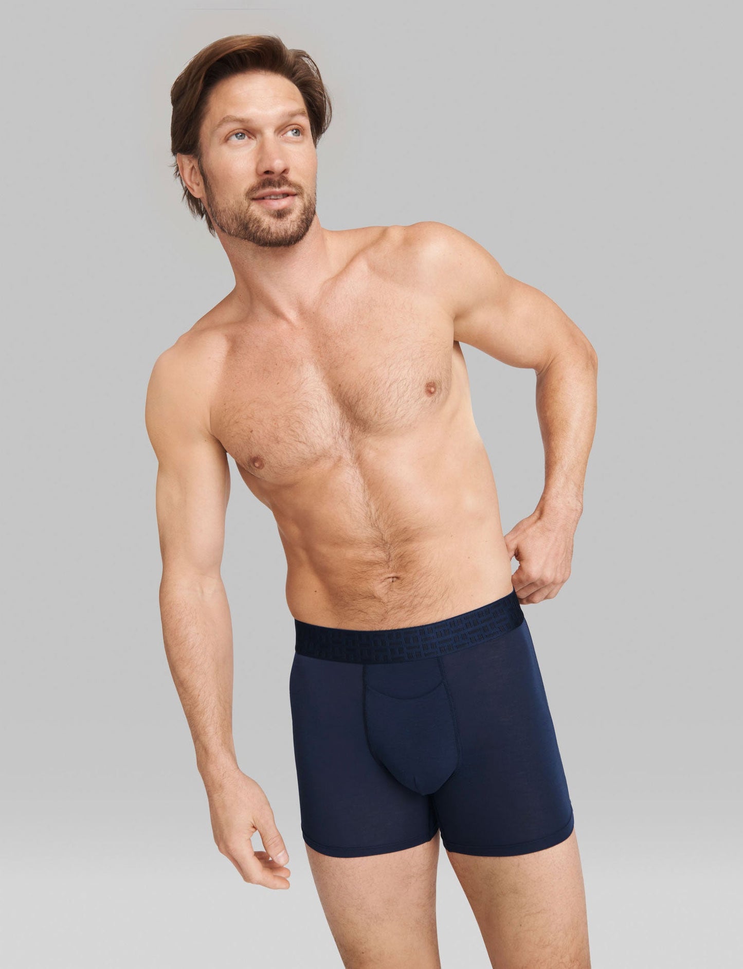 Apollo Trunk 4" (3-Pack)::Black/Navy Blazer