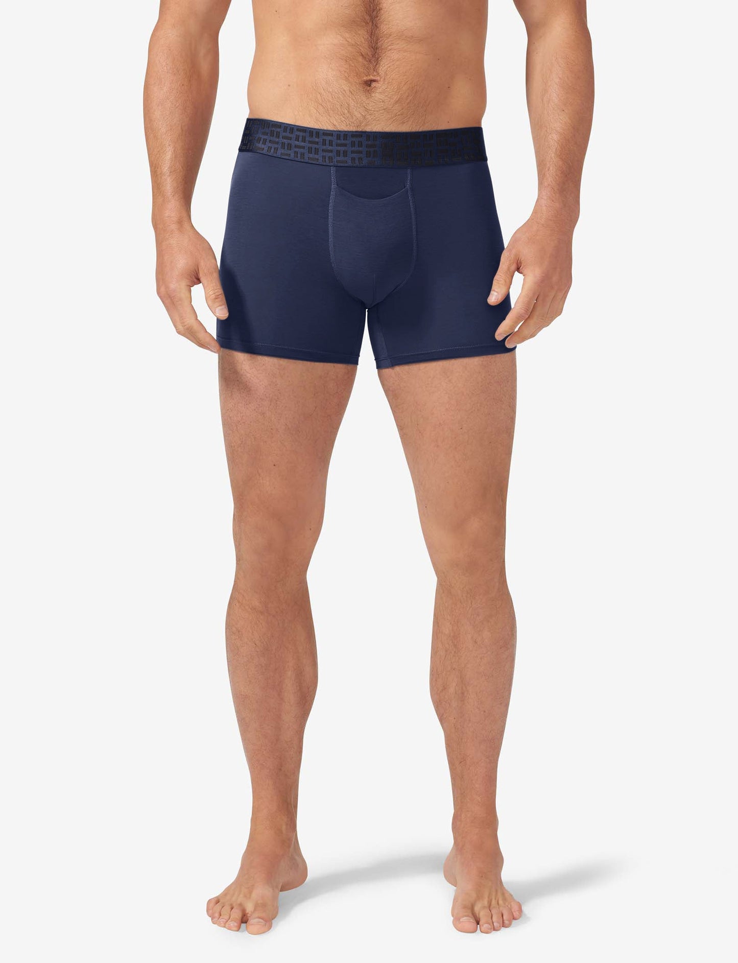 Apollo Trunk 4" (3-Pack)::Black/Navy Blazer