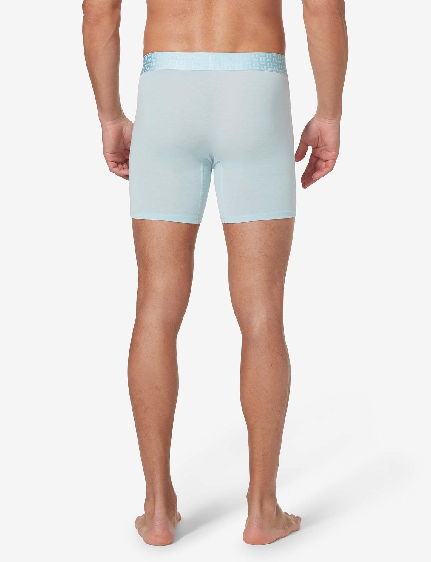 Apollo Mid-Length Boxer Brief 6"::Crystal Blue