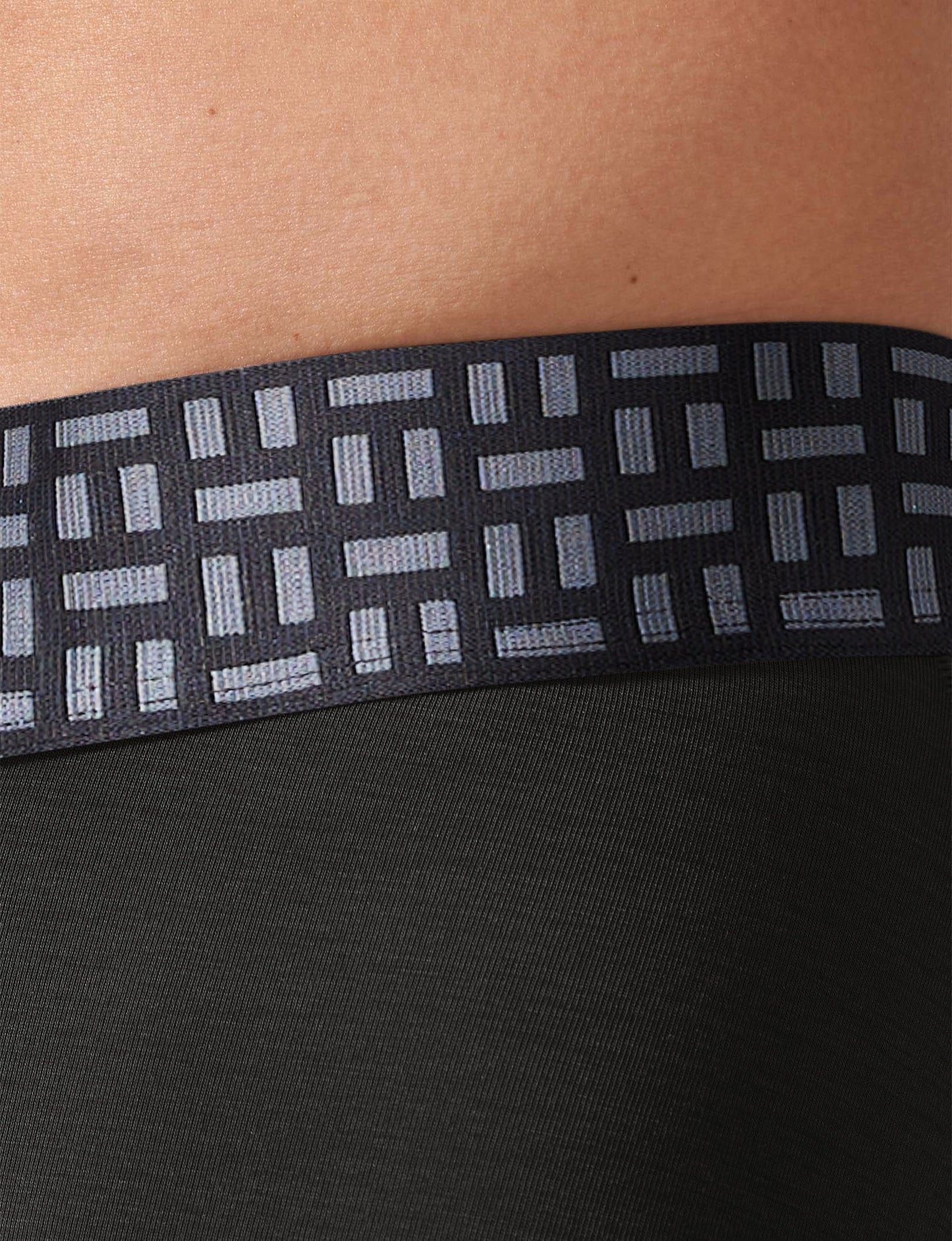 Apollo Boxer Brief 8" (3-Pack)::Black/Navy Blazer