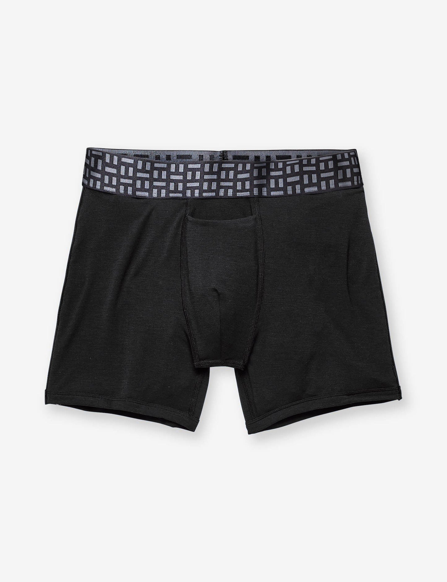 Apollo Mid-Length Boxer Brief 6" (3-Pack)::Black/Navy Blazer