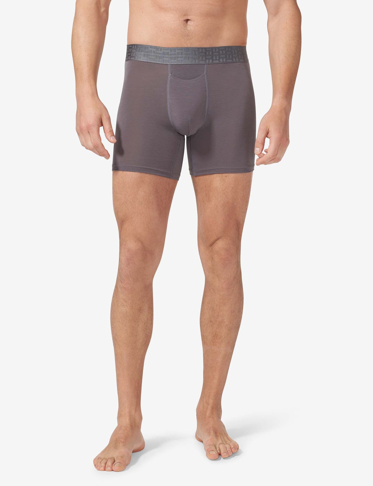 Apollo Mid-Length Boxer Brief 6"::Quiet Shade