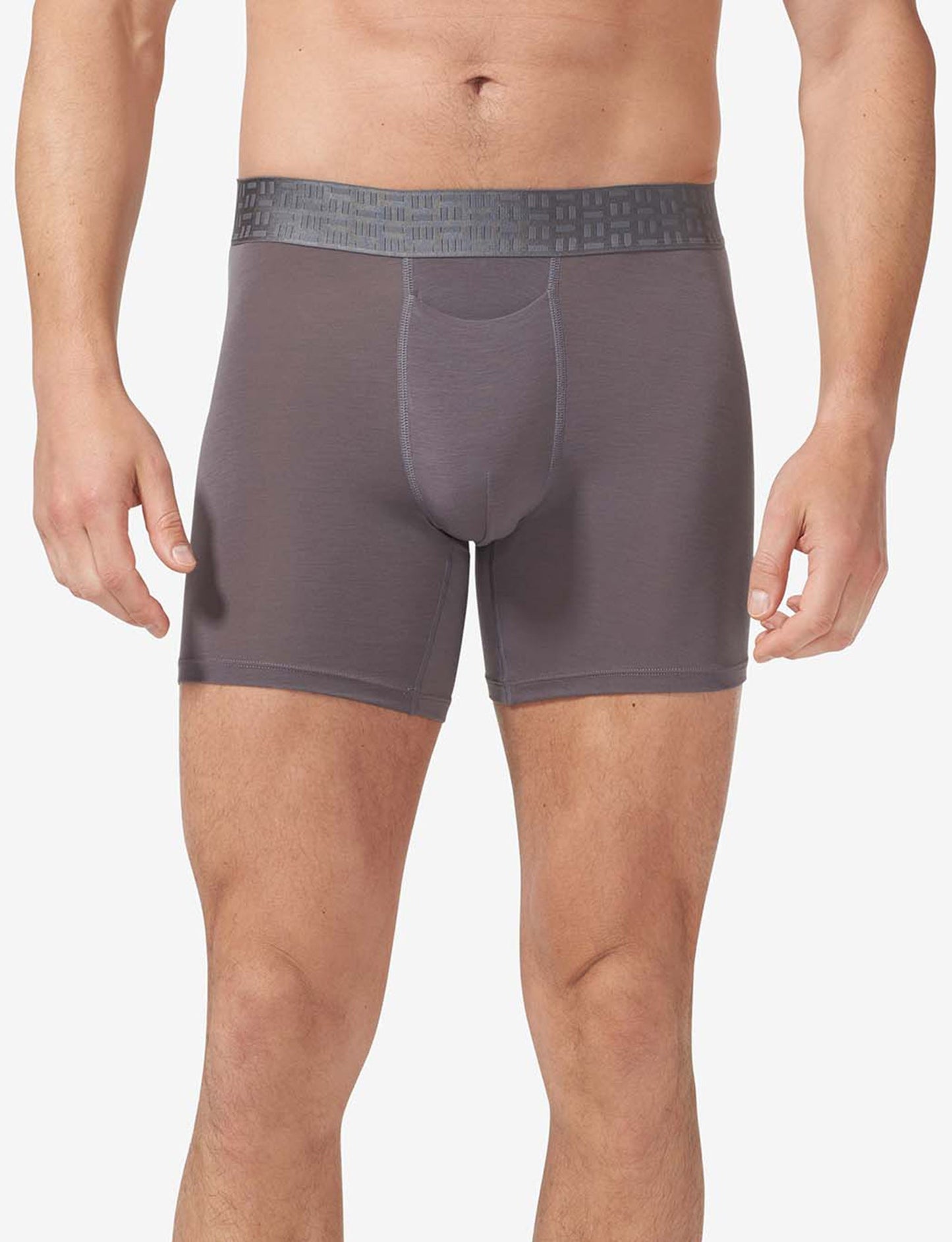 Apollo Mid-Length Boxer Brief 6" (3-Pack)::Black/Navy Blazer/Shade