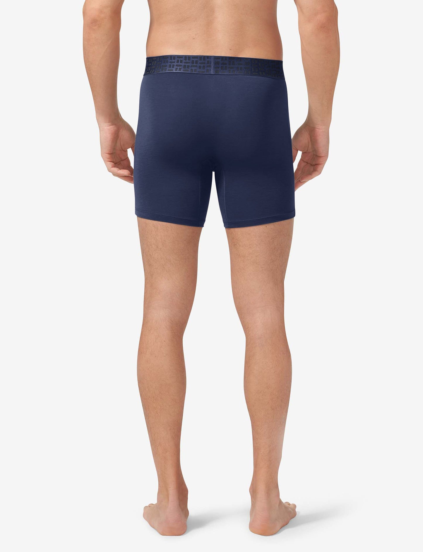 Apollo Mid-Length Boxer Brief 6"::Navy Blazer