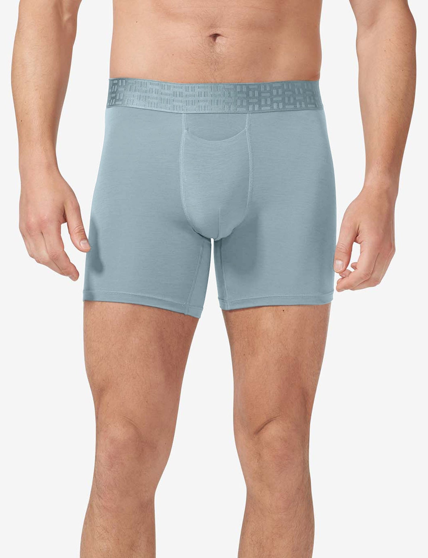 Apollo Mid-Length Boxer Brief 6"::Slate