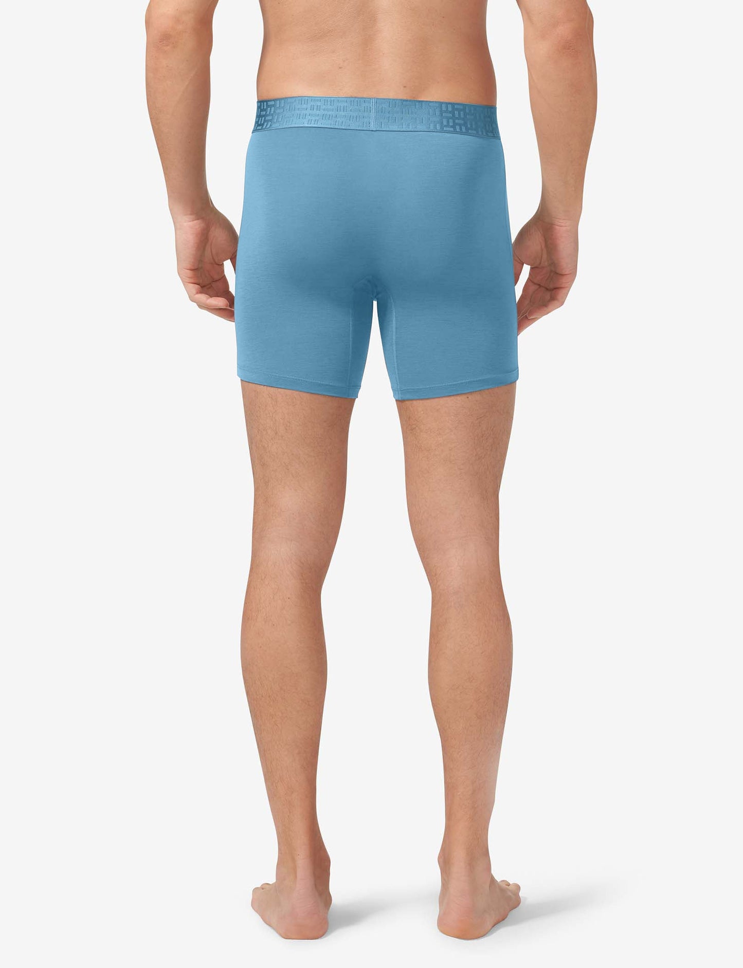 Apollo Mid-Length Boxer Brief 6"::Azure Blue