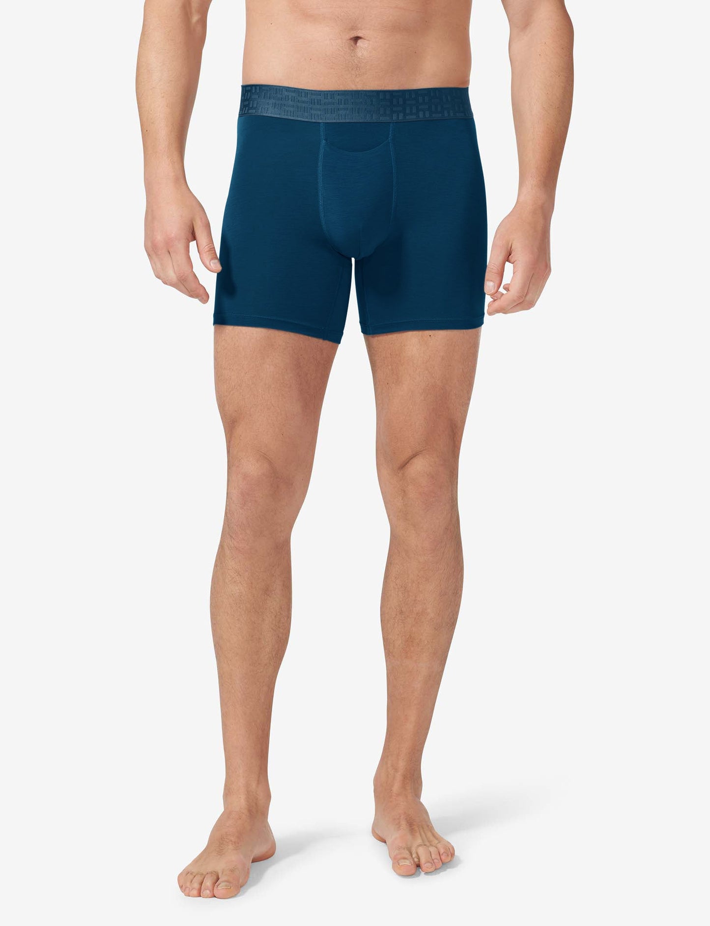 Apollo Mid-Length Boxer Brief 6"::Gibraltar Sea