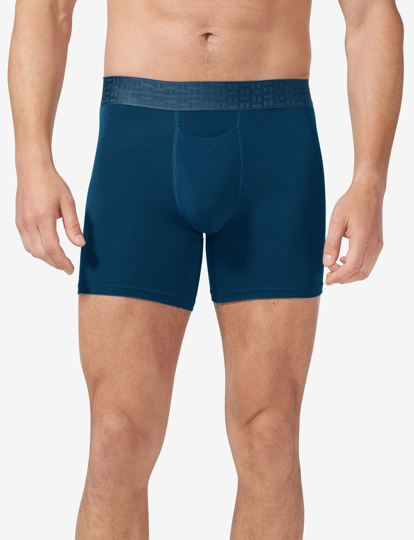 Apollo Mid-Length Boxer Brief 6"::Gibraltar Sea