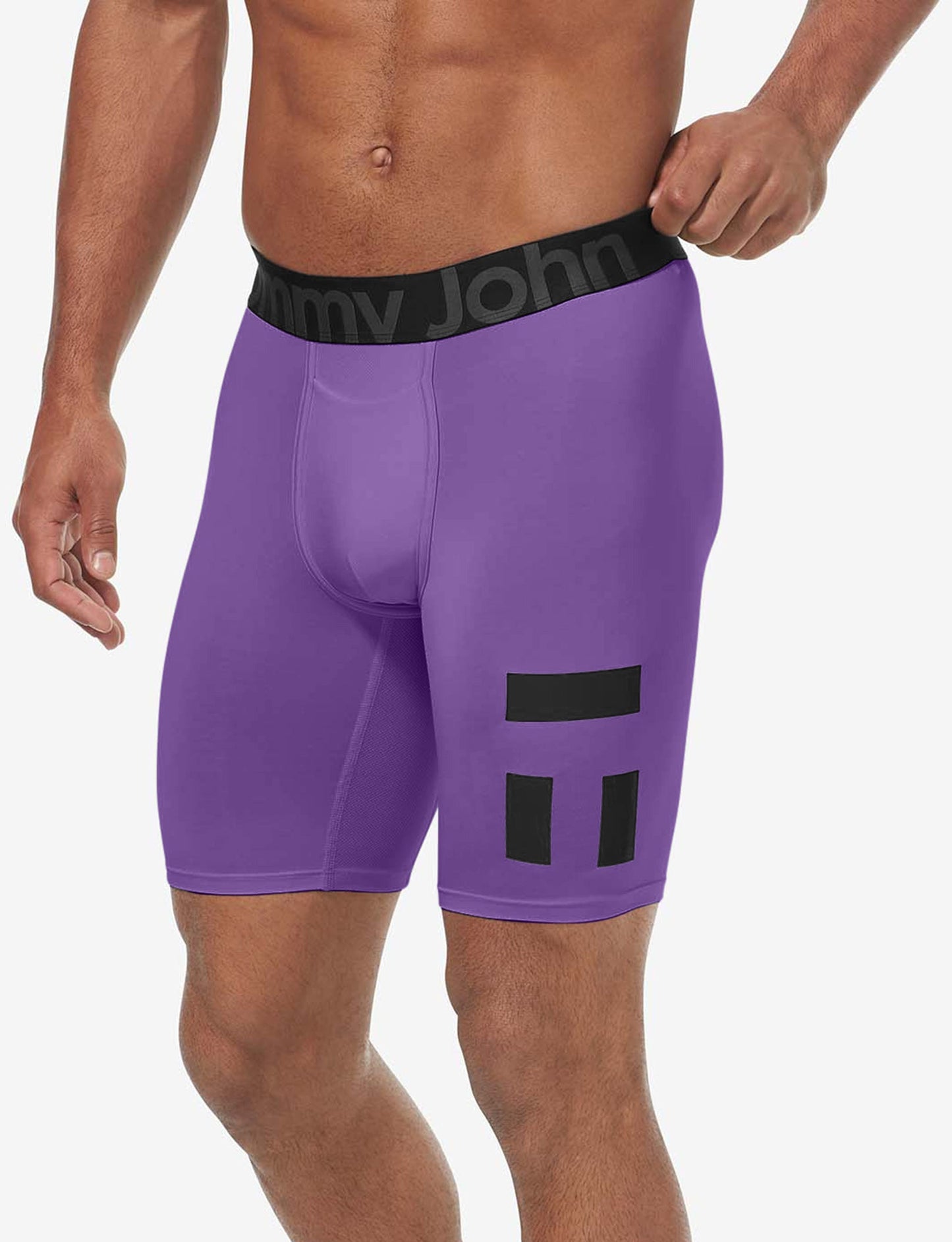 360 Sport Boxer Brief 8"::Deep Lavender