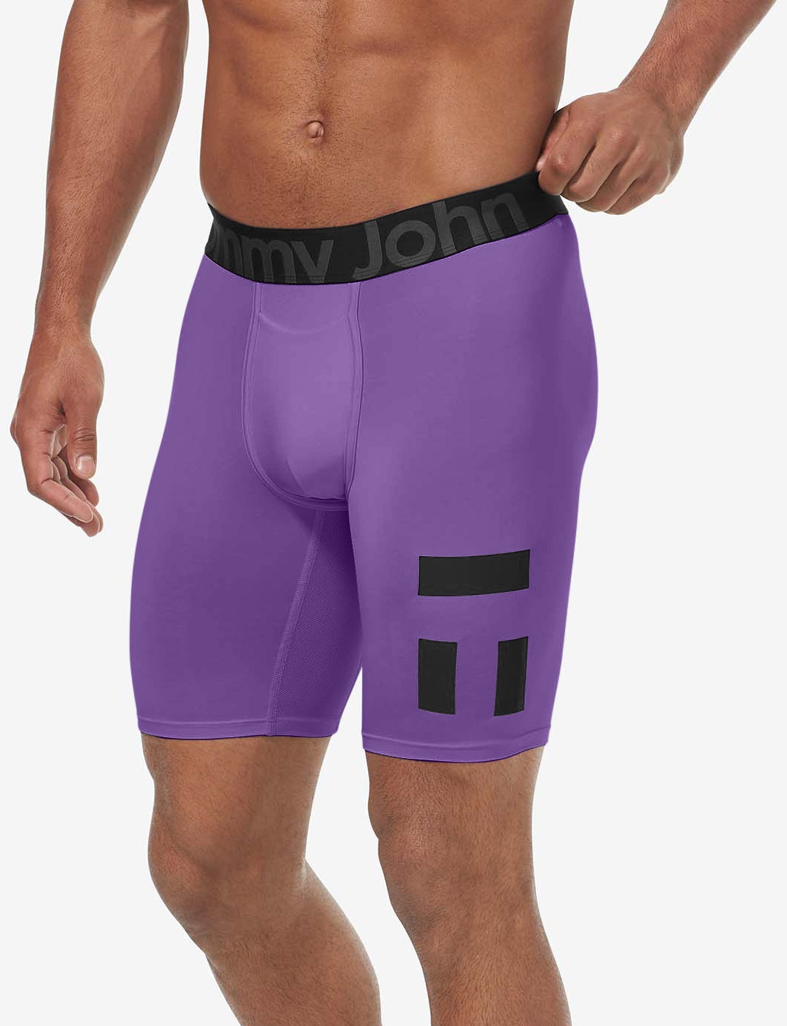 360 Sport Boxer Brief 8"::Deep Lavender