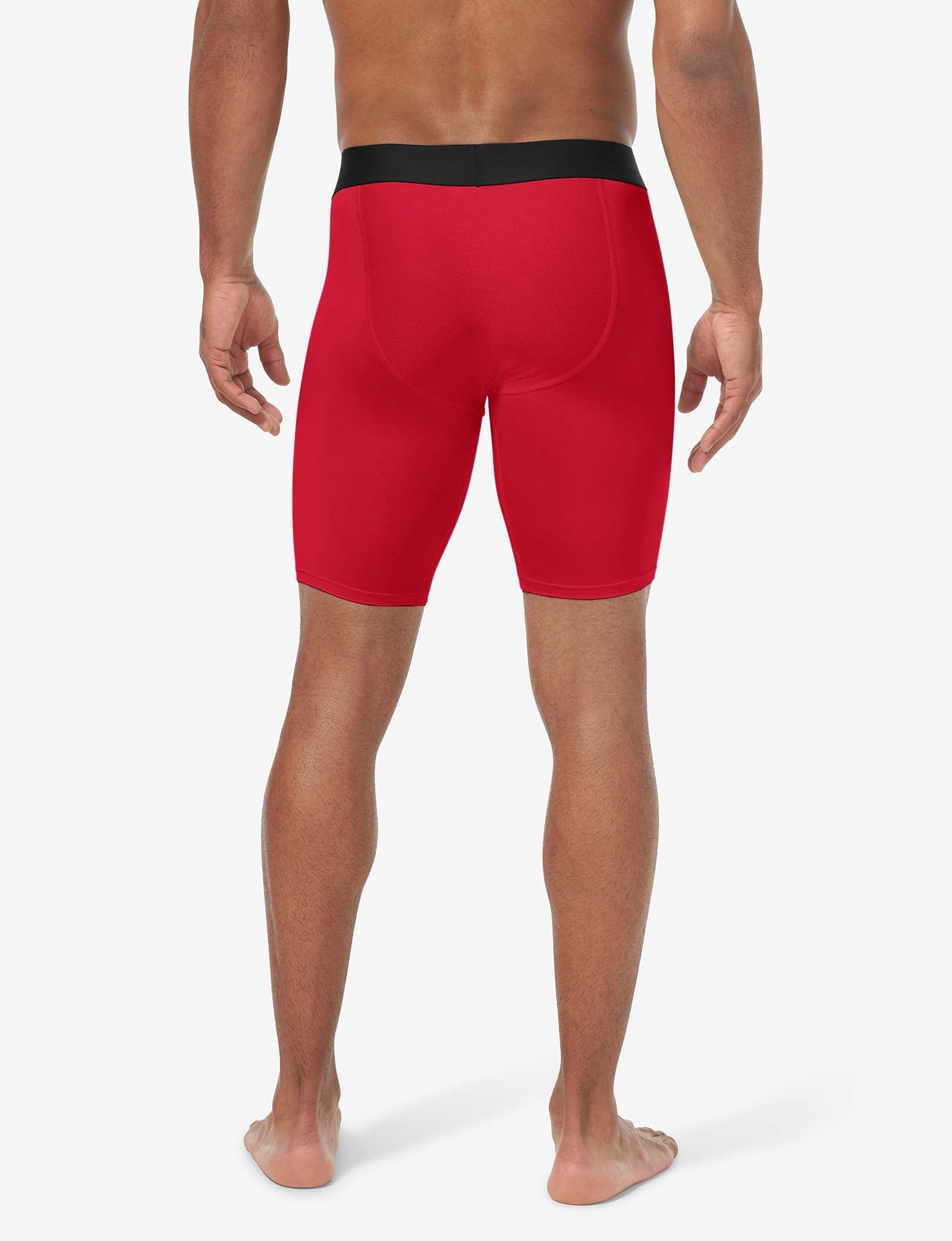 360 Sport Boxer Brief 8"::Bright Red