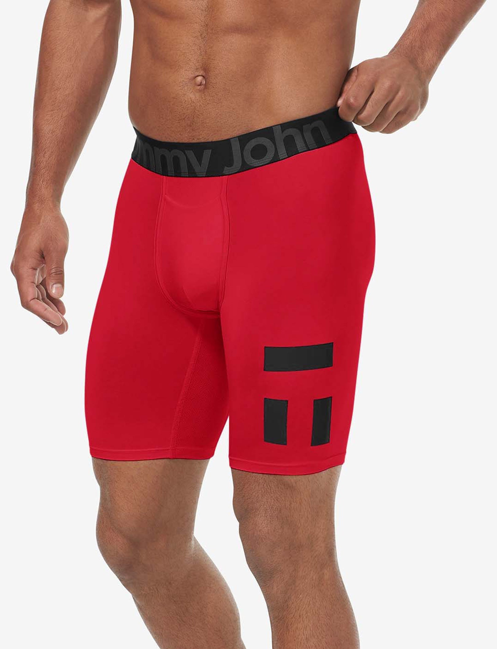 360 Sport Boxer Brief 8"::Bright Red