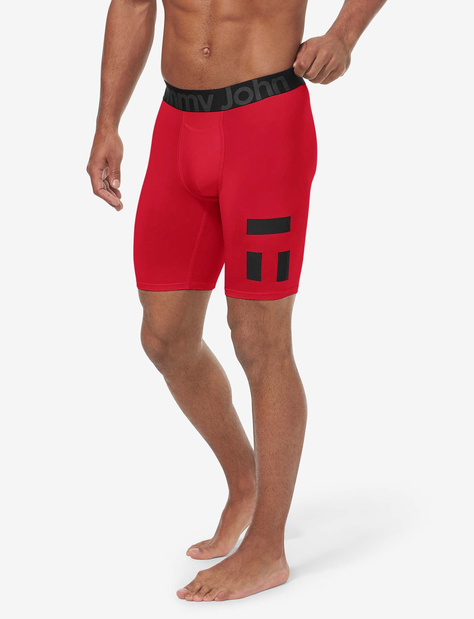 360 Sport Boxer Brief 8"::Bright Red