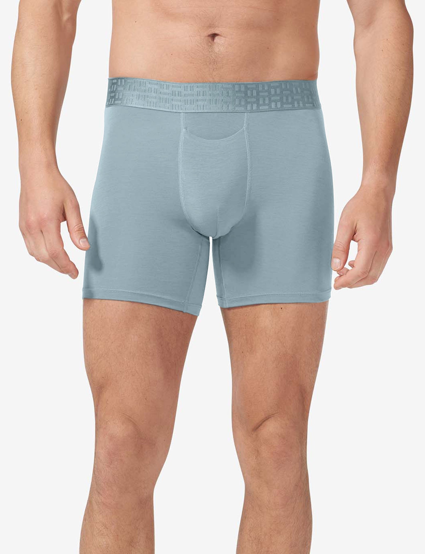 Apollo Mid-Length Boxer Brief 6"::Slate