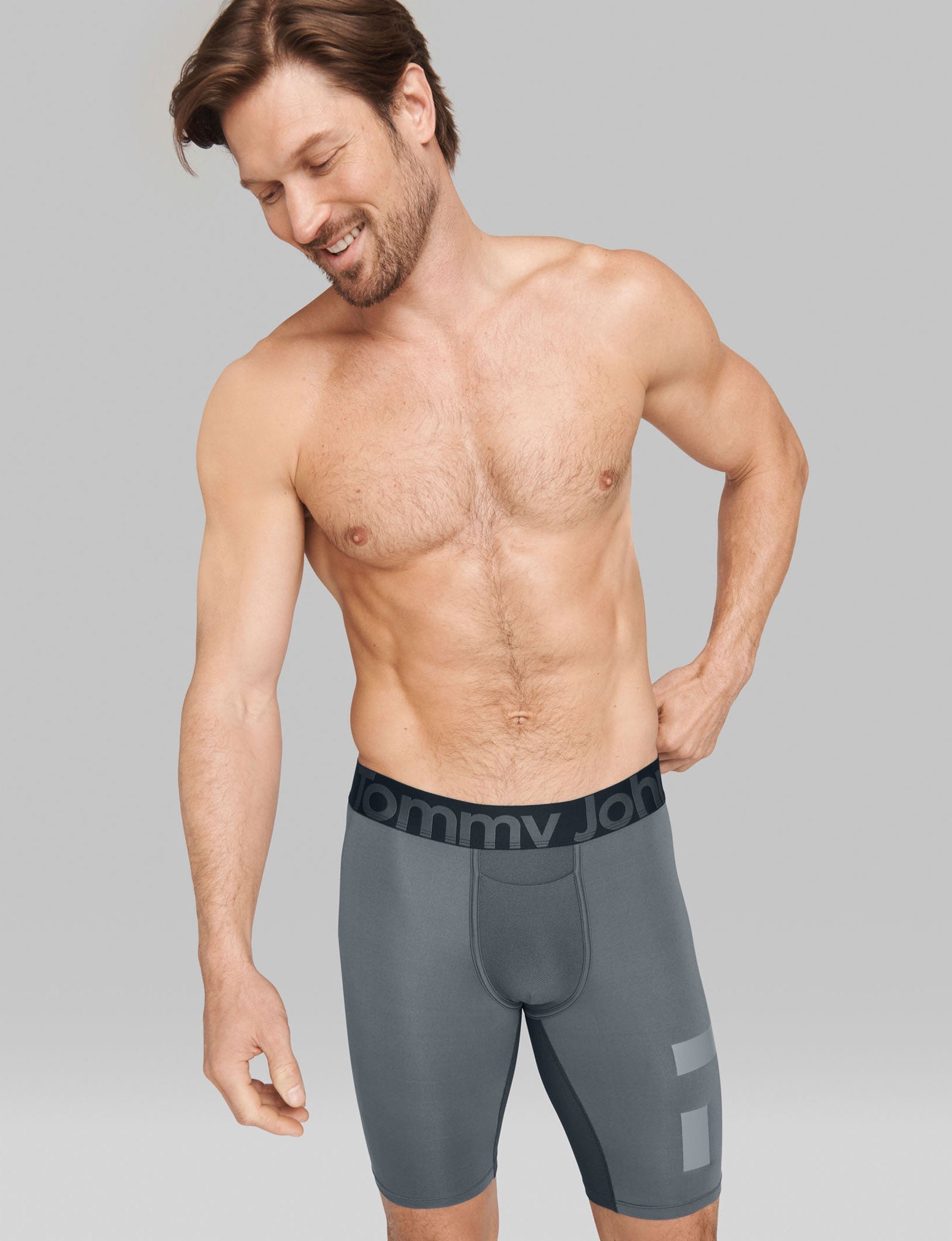 360 Sport Boxer Brief 8"::Turbulence