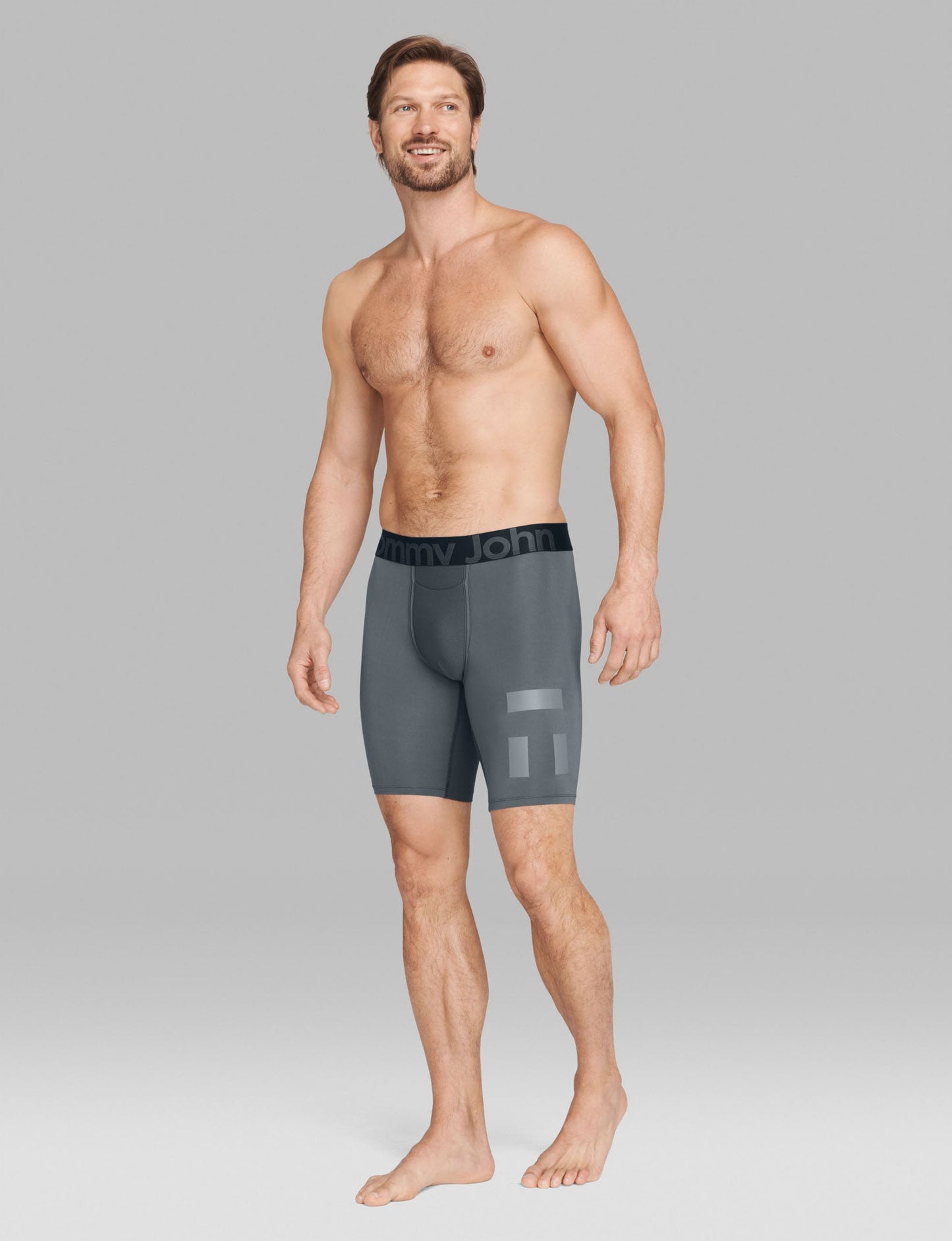 360 Sport Boxer Brief 8"::Turbulence
