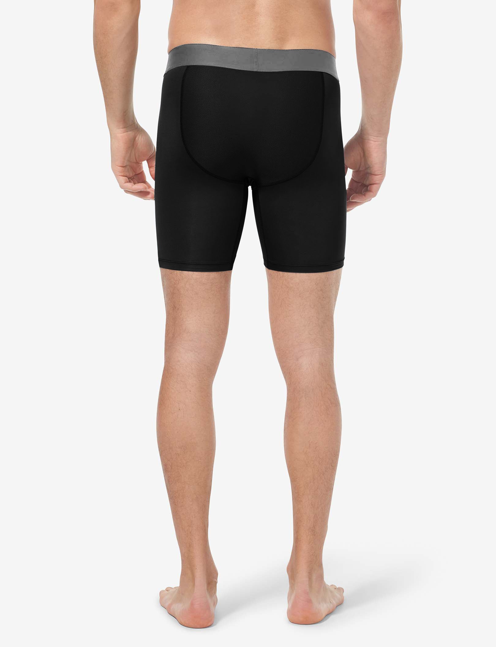 360 Sport Hammock Pouch™ Mid-Length Boxer Brief (3-Pack)::Dress Blues/Turbulence/Black