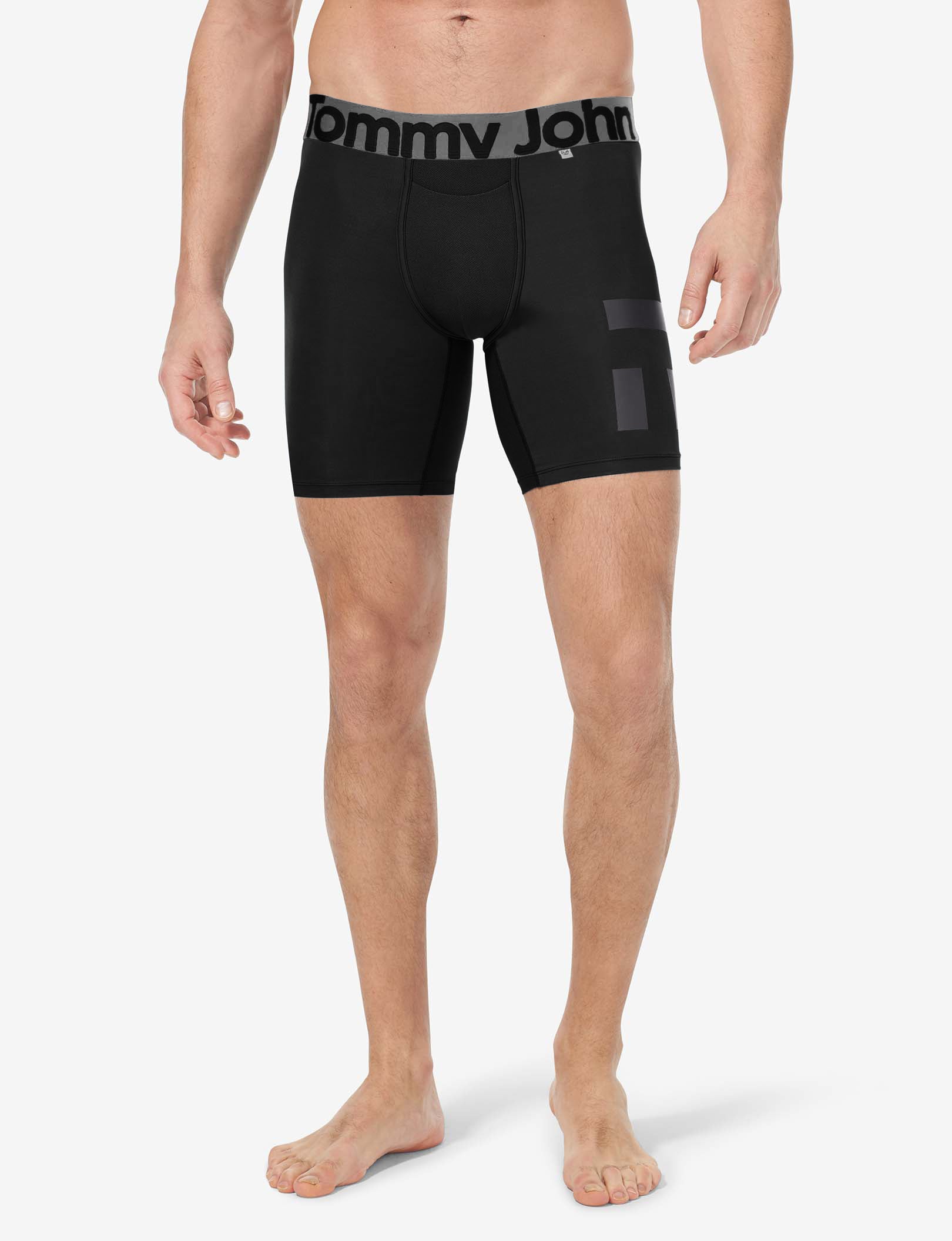 360 Sport Hammock Pouch™ Mid-Length Boxer Brief 6"::Black