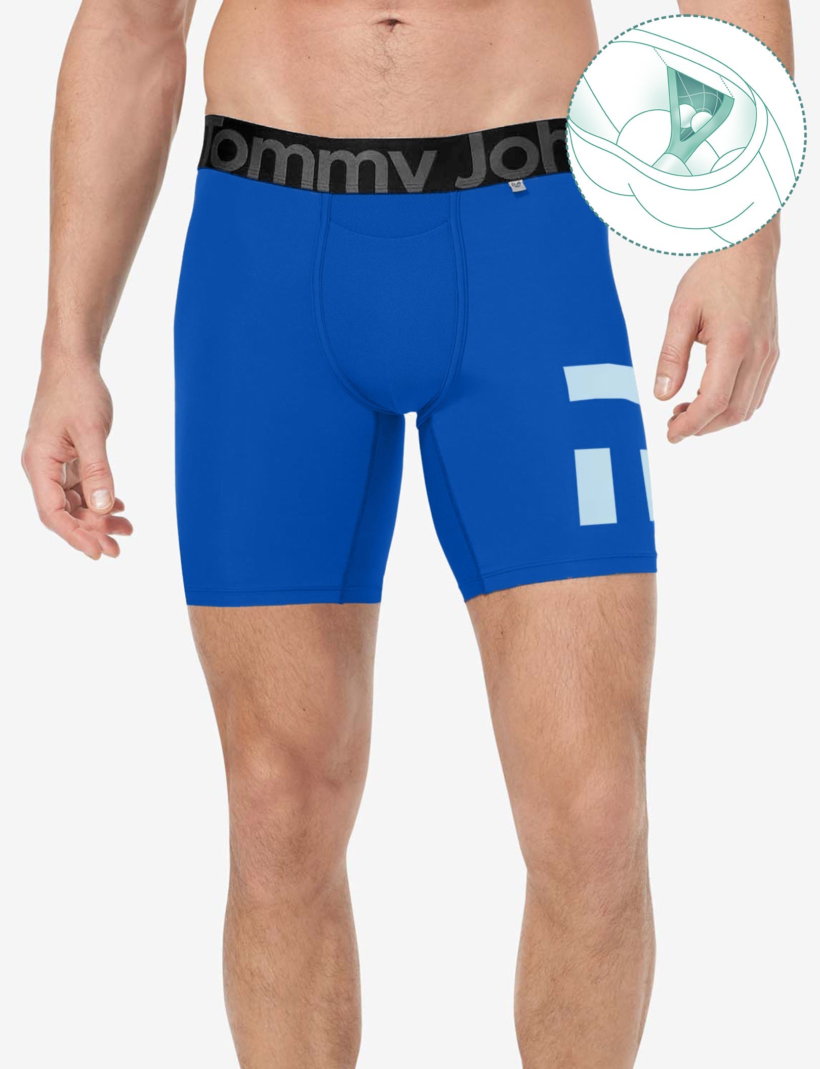 360 Sport Hammock Pouch™ Mid-Length Boxer Brief 6"::Surf The Web