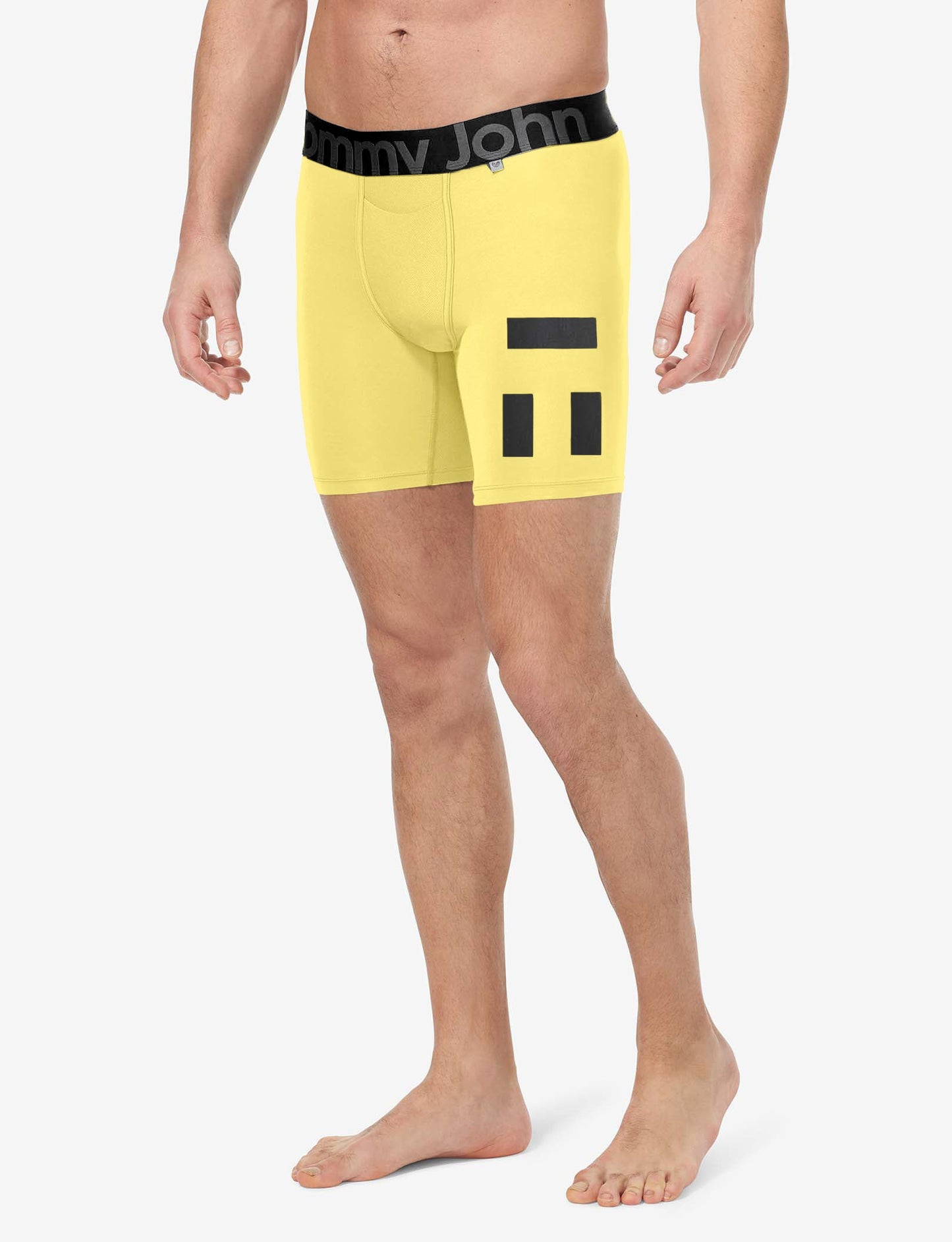 360 Sport Hammock Pouch™ Mid-Length Boxer Brief 6"::Vibrant Yellow