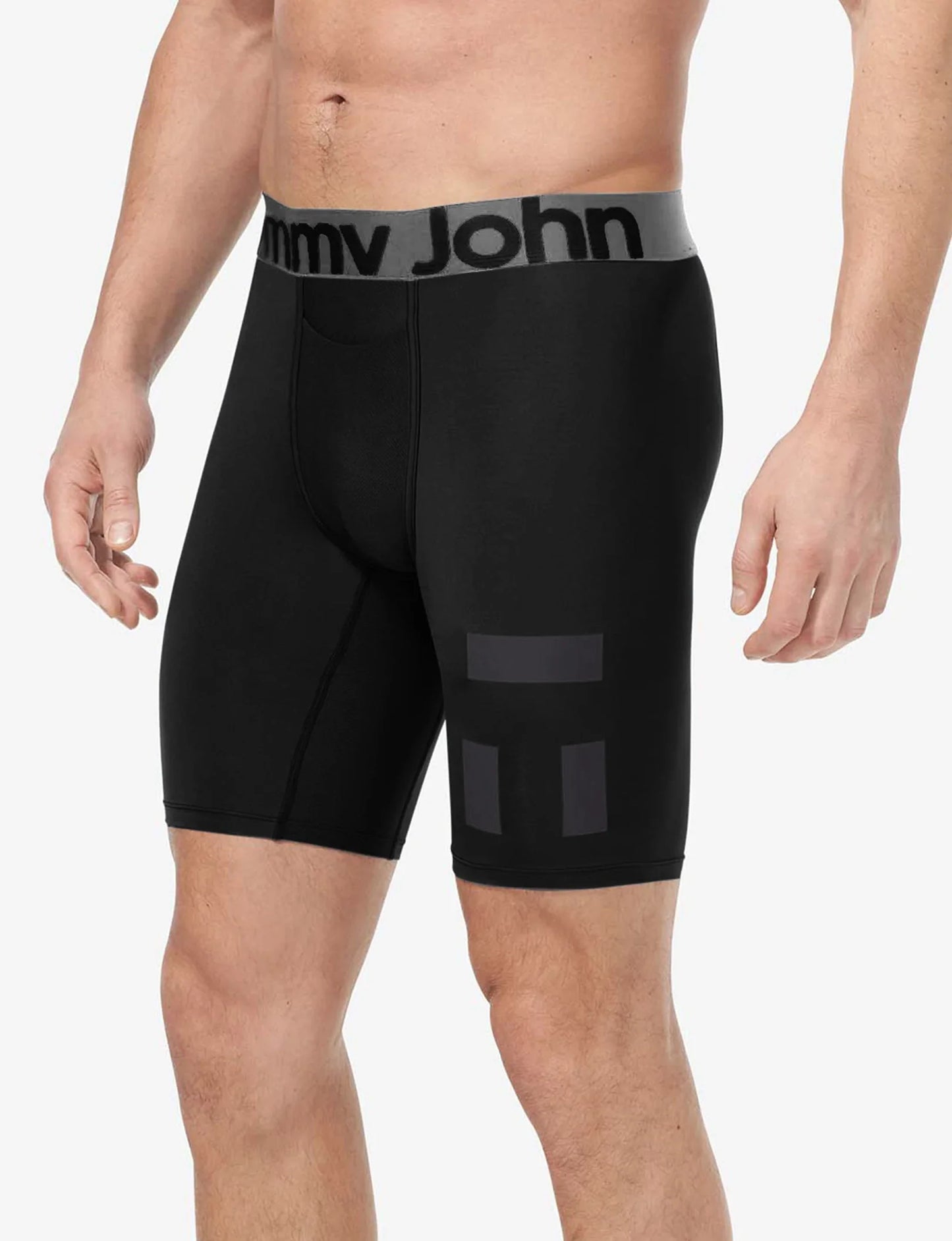 360 Sport Boxer Brief 8" (3-Pack)::Black/Surf The Web