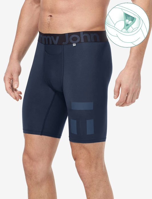 360 Sport Hammock Pouch™ Boxer Brief 8"::Dress Blues