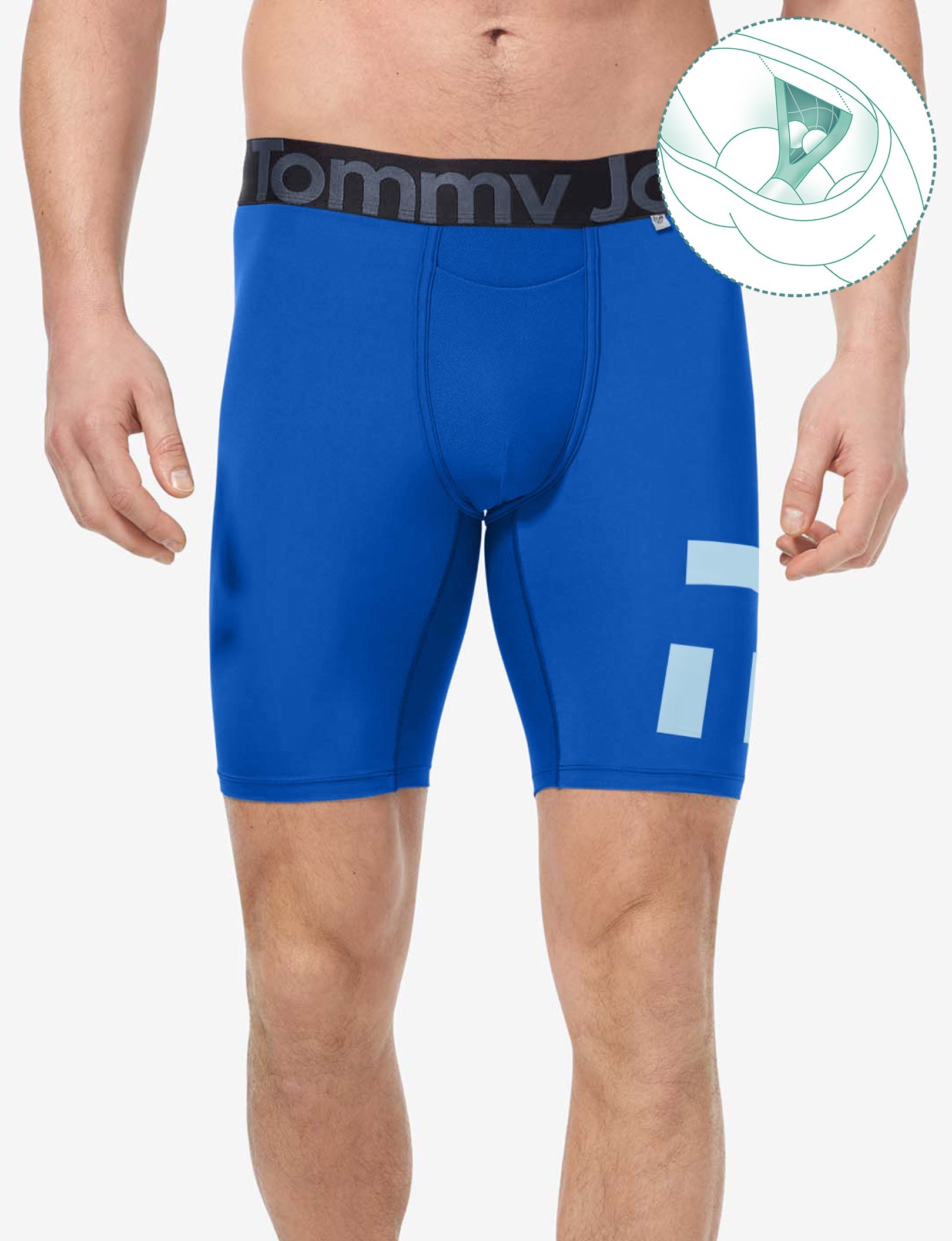 360 Sport Hammock Pouch™ Boxer Brief 8"::Surf The Web